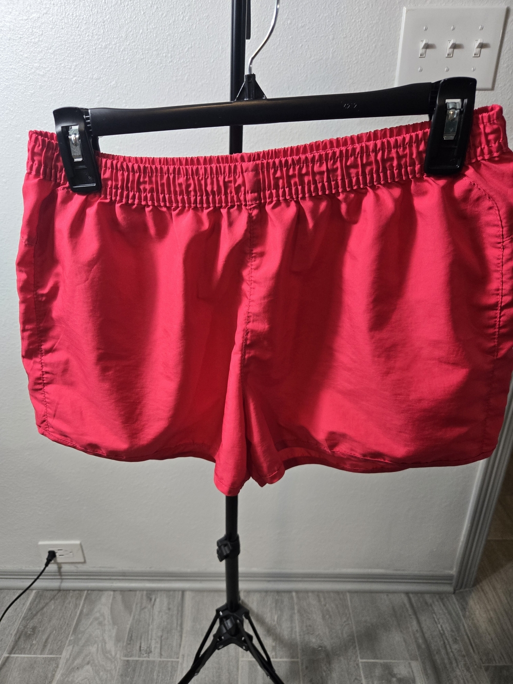 VSX Hot Pink Elastic-Waist Athletic Shorts